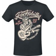 Gasoline Bandit - Rockabilly T-shirt - Memphis Flash - S 4XL - för Herr - svart