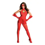 Kvinnlig The Flash Maskeraddräkt - Large