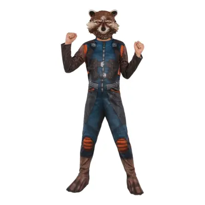 Avengers 4 Rocket Raccoon Barn Maskeraddräkt - Medium