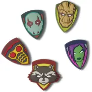 Crocs Pin - Jibbitz - Guardians of the Galaxy 5 Pack - för  flerfärgad