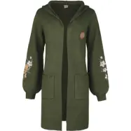 Guardians Of The Galaxy - Marvel Cardigan - Floral Groot - S XL - för Dam - mörkgrön