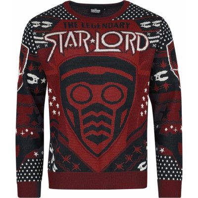 Guardians Of The Galaxy - Marvel Christmas Jumper - Star-Lord - S XL - för Herr - flerfärgad
