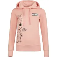 Guardians Of The Galaxy - Marvel Luvtröja - I Am Groot - S 3XL - för Dam - mörkrosa