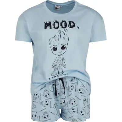 Guardians Of The Galaxy - Marvel Pyjamas - I Am Groot Mood - S XXL - för Dam - blå
