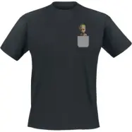 Guardians Of The Galaxy - Marvel T-shirt - Pocket Groot - S XXL - för Herr - svart
