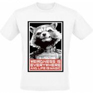 Guardians Of The Galaxy - Marvel T-shirt - Red Rocket - S XXL - för Herr - vit