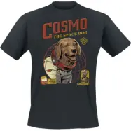 Guardians Of The Galaxy - Marvel T-shirt - Vol. 3 - Cosmo -The Space Dog - S XL - för Herr - svart