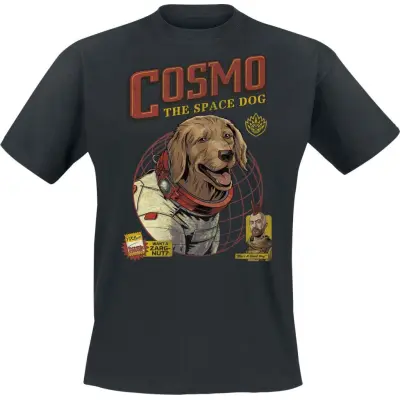 Guardians Of The Galaxy - Marvel T-shirt - Vol. 3 - Cosmo -The Space Dog - S XL - för Herr - svart