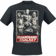 Guardians Of The Galaxy - Marvel T-shirt - Vol. 3 - The Guardians - M 3XL - för Herr - svart