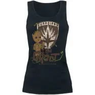 Guardians Of The Galaxy - Marvel Topp - I Am Groot - S XXL - för Dam - svart
