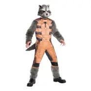 Rocket Raccoon Deluxe Barn Maskeraddräkt
