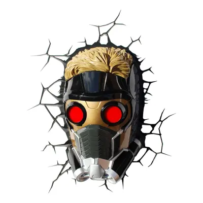 Star Lord 3D Vägglampa