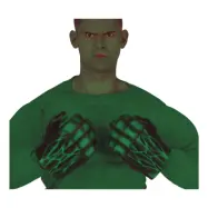 Gröna Monsterhänder - One size