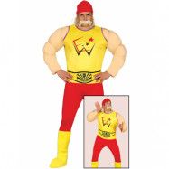 Hulk Hogan-inspirerad Maskeraddräkt