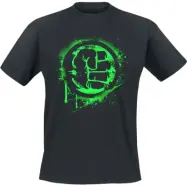 Hulk - Marvel T-shirt - Fist Symbol - S M - för Herr - svart