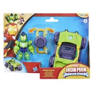 Iron Man Awesome Friends Fordon med figur Iron Hulk