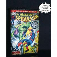 Marvel Spider-Man Luminart - Canvasbild med Ljus 20x30 cm