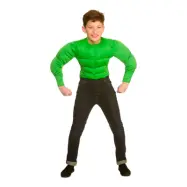 Muskeltröja Grön Barn - One size