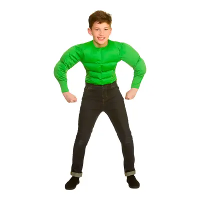 Muskeltröja Grön Barn - One size