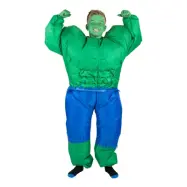 Uppblåsbar Hulken Barn Maskeraddräkt - One size