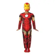 Avengers Iron Man Barn Maskeraddräkt Gul Mask