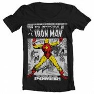 Iron Man Cover Wide Neck Tee, Wide Neck T-Shirt