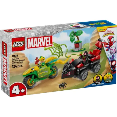LEGO® Marvel Spins och Electros jakt med dinosauriefordon 11198 - LEGO -  Leksaksaffären
