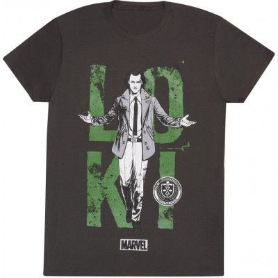 Loki - Marvel T-shirt - Suited - S XL - för  marinblå