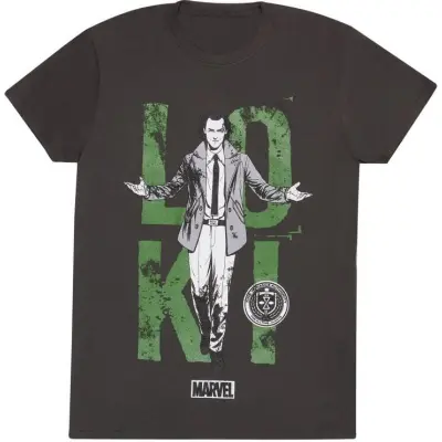 Loki - Marvel T-shirt - Suited - S XL - för  marinblå