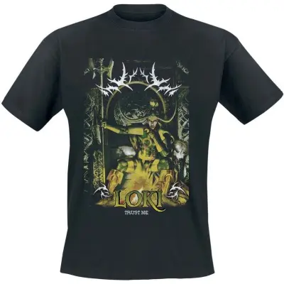Loki - Marvel T-shirt - Trust Me - S XXL - för Herr - svart