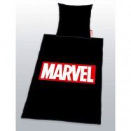 Marvel Comics - Logo Black Duvet Set - 135 x 200 cm