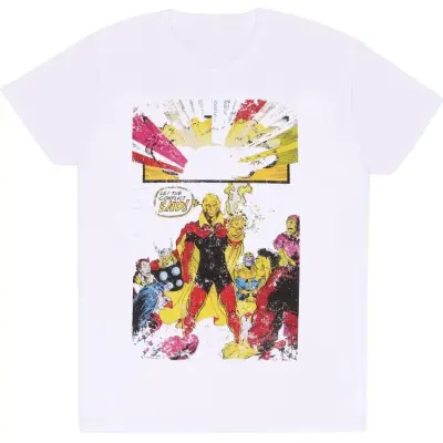 Marvel Comics - Marvel T-shirt - Warlock Guantlet - S XL - för Herr - vit