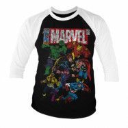 Marvel Comics - Team-Up Baseball 3/4 Sleeve Tee, Long Sleeve T-Shirt