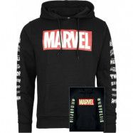 Marvel Luvtröja - Logo - Glow In The Dark - S M - för Herr - svart