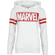 Marvel - Marvel Luvtröja - Logo - L XXL - för Dam - vit
