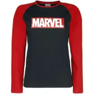 Marvel - Marvel Sweatshirt - Barn - Marvel Logo - 116 - för barn - svart/röd