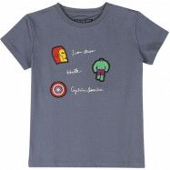 Marvel - Marvel T-shirt - Superheroes - 122/128 158/164 - för barn - blågrå