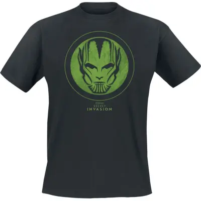Secret Invasion - Marvel T-shirt - Skrull Logo - S M - för Herr - svart