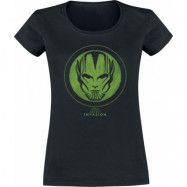 Secret Invasion - Marvel T-shirt - Skrull Logo - S XL - för Dam - svart