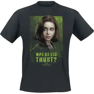 Secret Invasion - Marvel T-shirt - Who Do You Trust? Giah - S XL - för Herr - svart