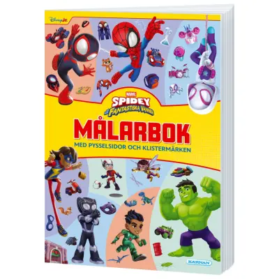 Spidey Målarbok med pysselsidor och klistermärken - Spidey and His Amazing Friends -  Leksaksaffären