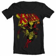 X-Men Distressed Wide Neck Tee, Wide Neck T-Shirt