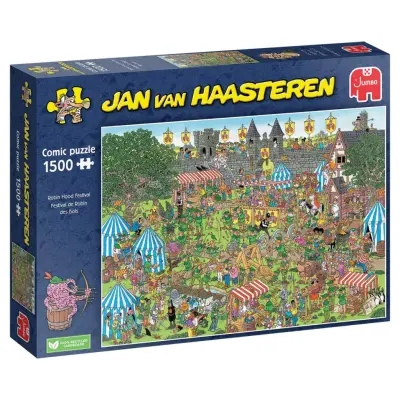 Jan Van Haasteren Robin Hood Festival Pussel 1500 bitar - Jan Van Haasteren -  Leksaksaffären
