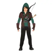 Medeltida Bågskytt Barn Maskeraddräkt - Small