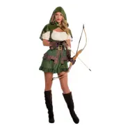 Robin Hood Dam Maskeraddräkt - Xlarge