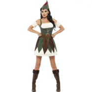 Sexig Robin Hood Maskeraddräkt Dam M