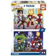 Educa Spidey&His Amazing Friends Pussel 2x48 bitar - Spiderman -  Leksaksaffären