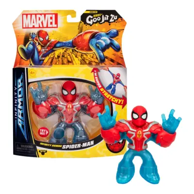 Goo Jit Zu Marvel Infinity Armor Spider-Man - Goo Jit Zu -  Leksaksaffären