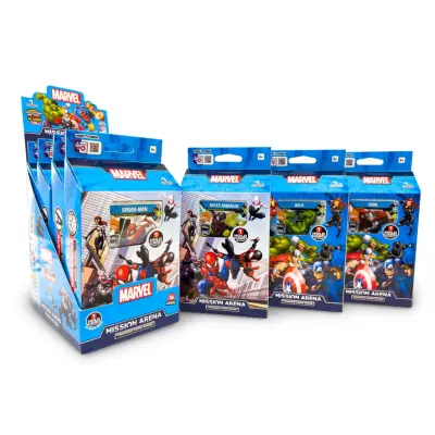 Marvel Mission Arena Starter Deck Samlarbilder : Model - Spiderman - Marvel -  Leksaksaffären