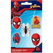 Marvel - Spider-Man Eraser 5-pack